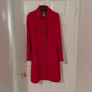 J Crew Italian Double-cloth Wool Coat